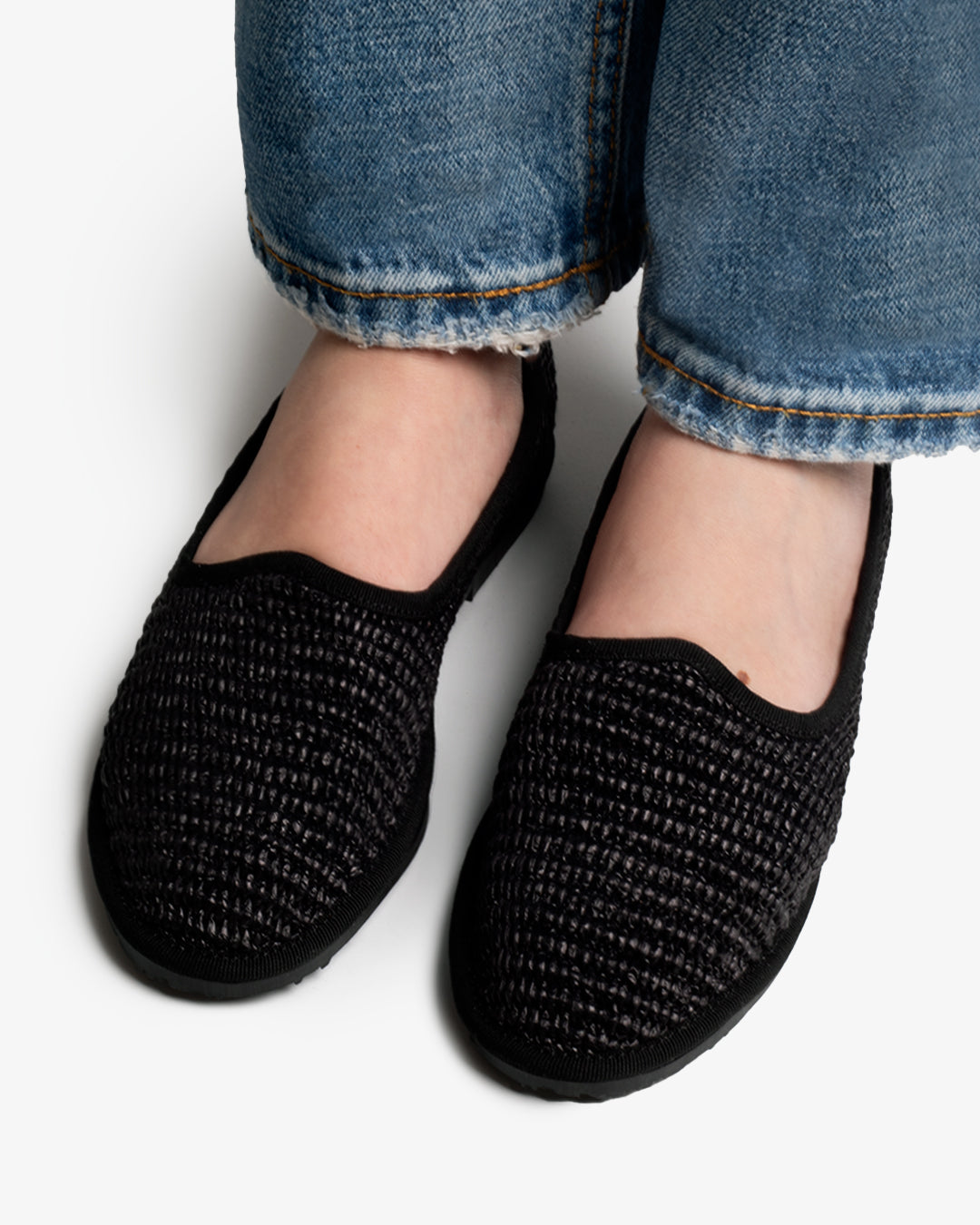 Friulane Donna Nero in Rafia