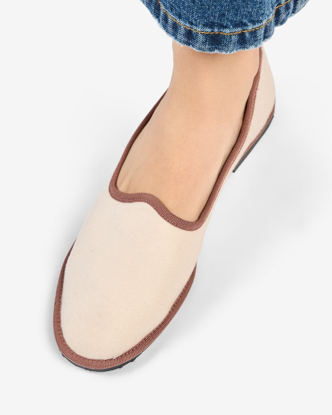 WOMEN'S FRIULANE CHAMPAGNE IN WOOL AND CASHMERE