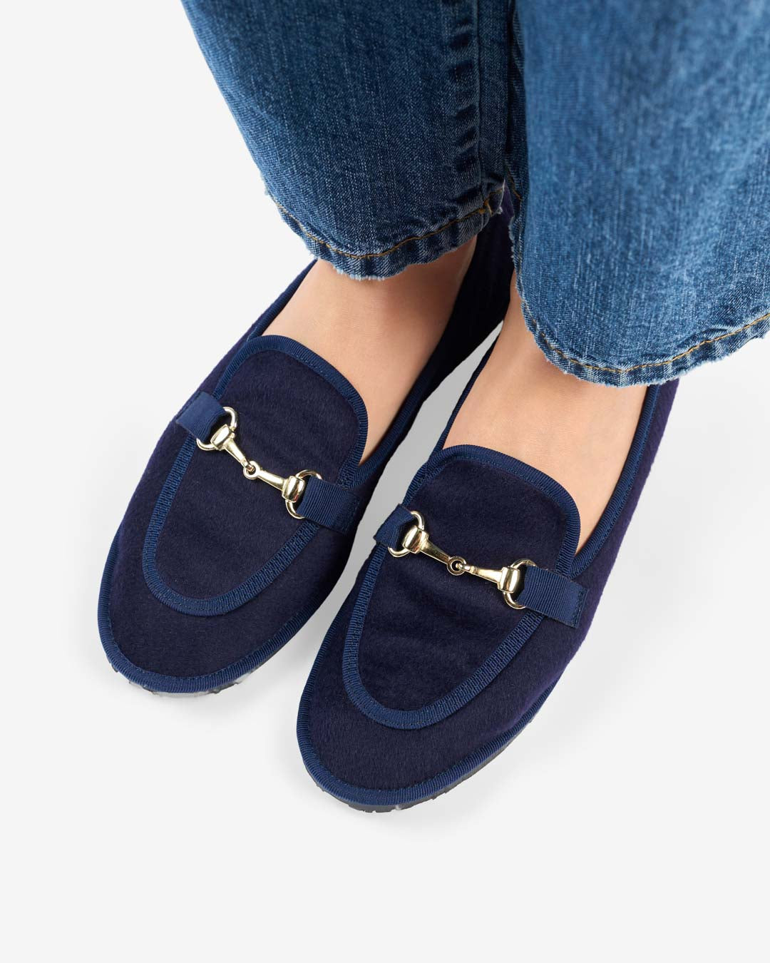 FRIULANE DONNA MODELLO MOCASSINO BLU NOTTE