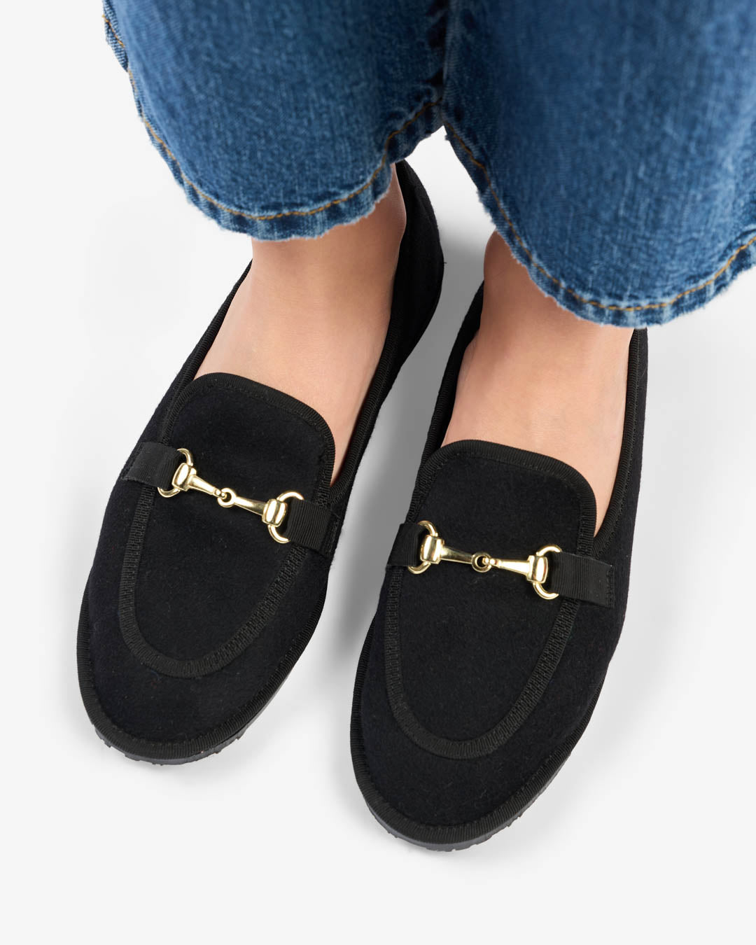 FRIULANE DONNA MODELLO MOCASSINO NERO