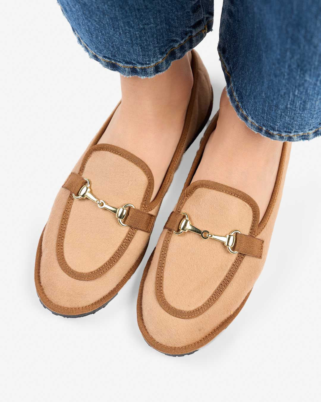 FRIULANE DONNA MODELLO MOCASSINO CAMMELLO