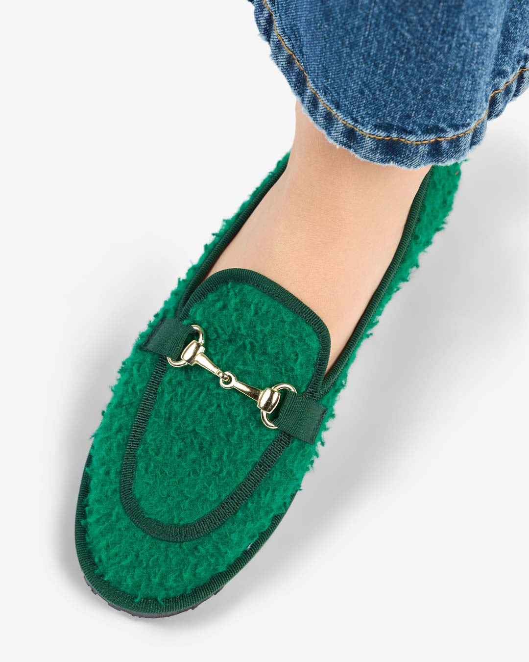 WOMEN'S FRIULANE LOAFER GREEN CASENTINO WOOL