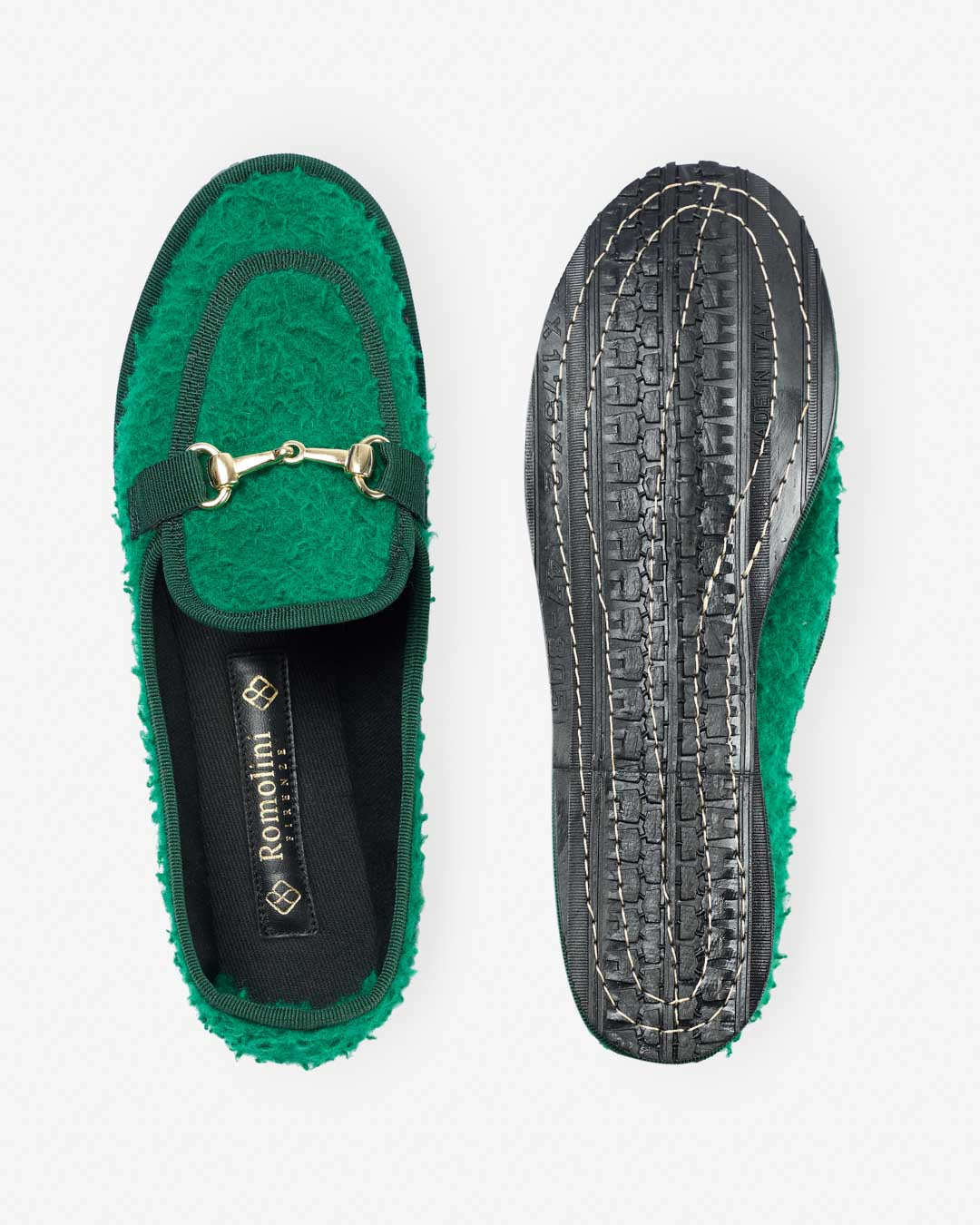 WOMEN'S FRIULANE LOAFER GREEN CASENTINO WOOL