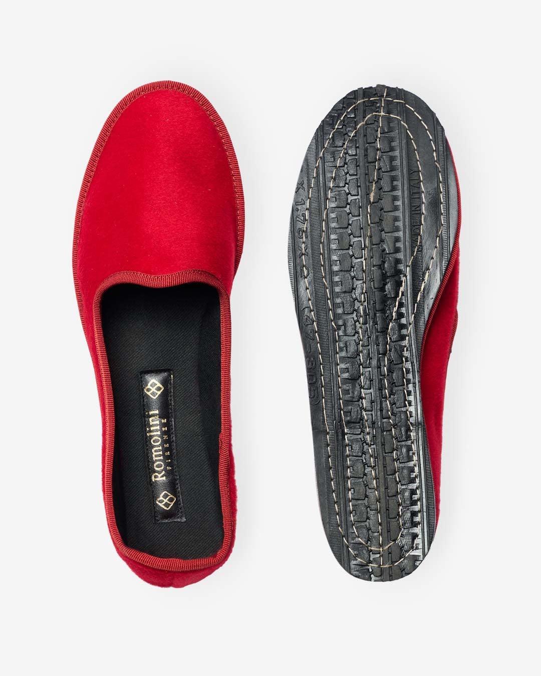 WOMEN'S RED FRIULANE IN WOOL AND CASHMERE