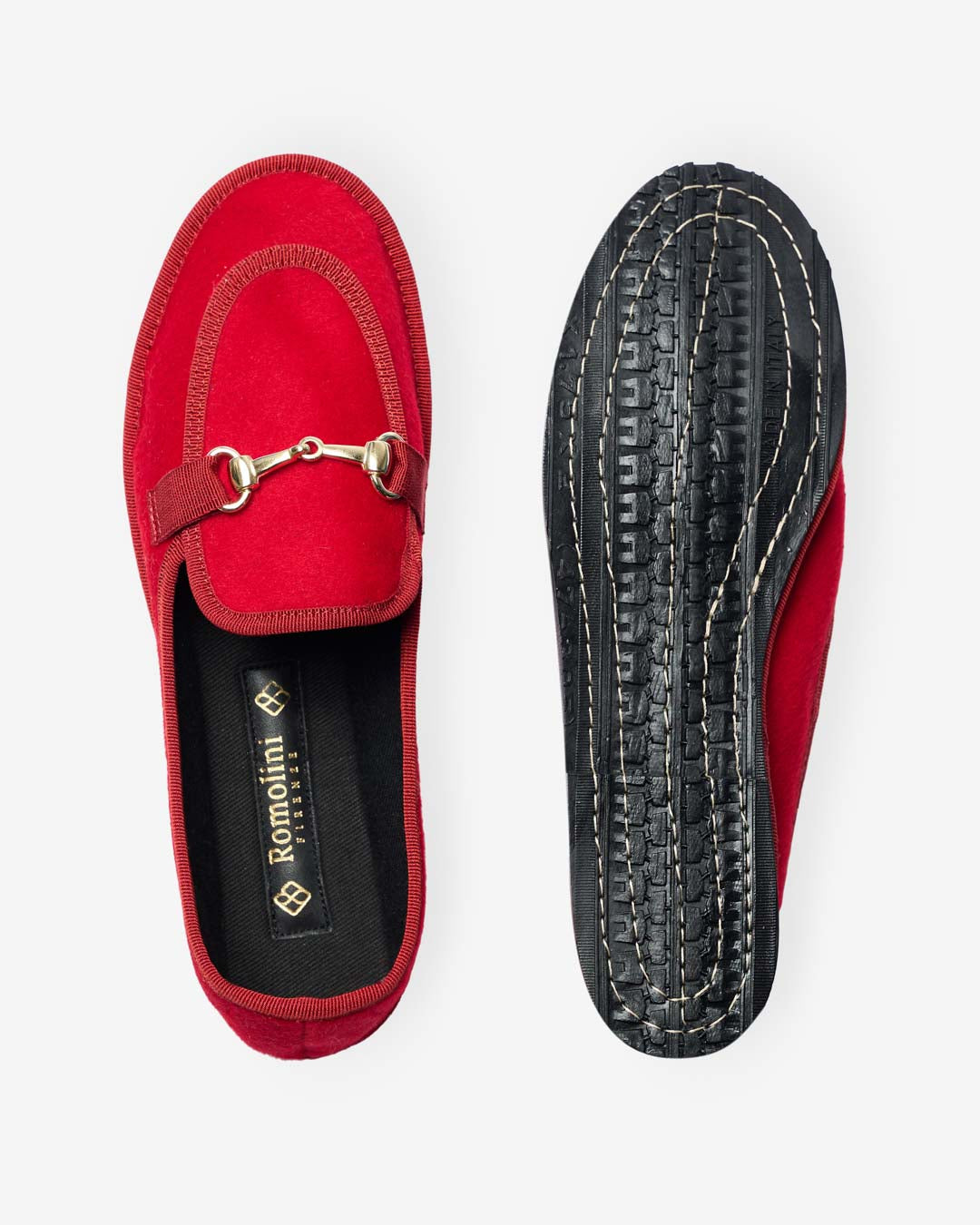 FRIULANE DONNA MODELLO MOCASSINO ROSSO