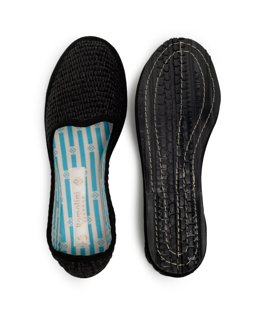 Friulane Donna Nero in Rafia