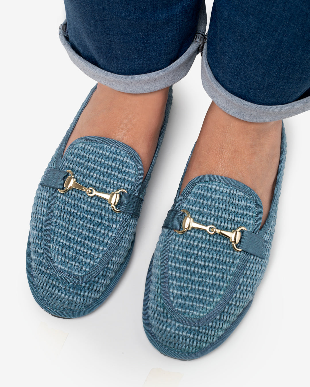 Friulane Donna Mocassino Avio in Rafia