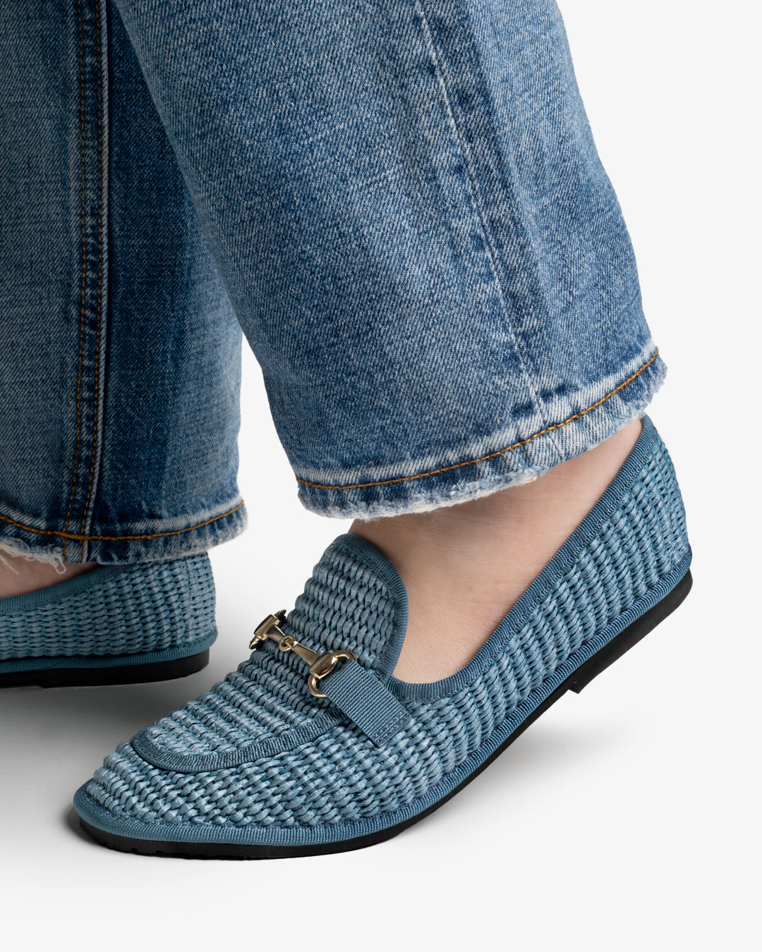 Friulane Donna Mocassino Avio in Rafia