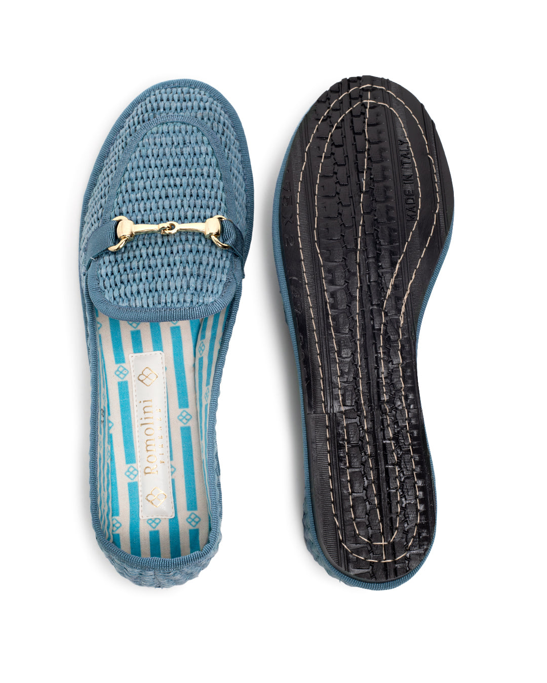 Friulane Donna Mocassino Avio in Rafia
