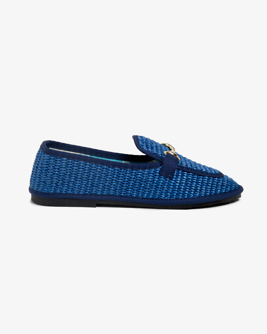 Friulane Donna Bluette Mocassino in Rafia