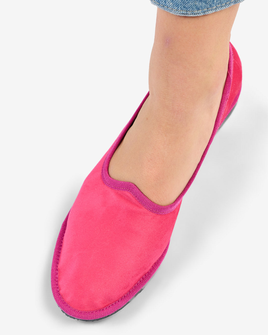 FRIULANE DONNA FUCSIA IN VELLUTO