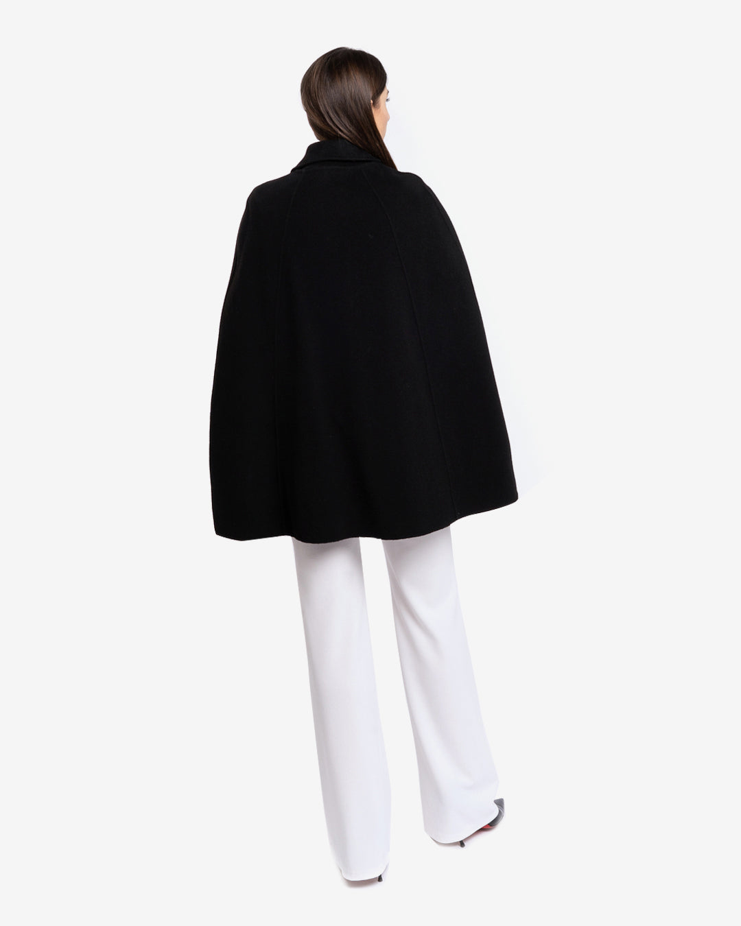 Cappa doppiopetto con gilet nero